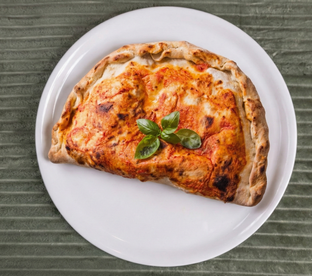 Pizza calzone du restaurant vita-trattoria